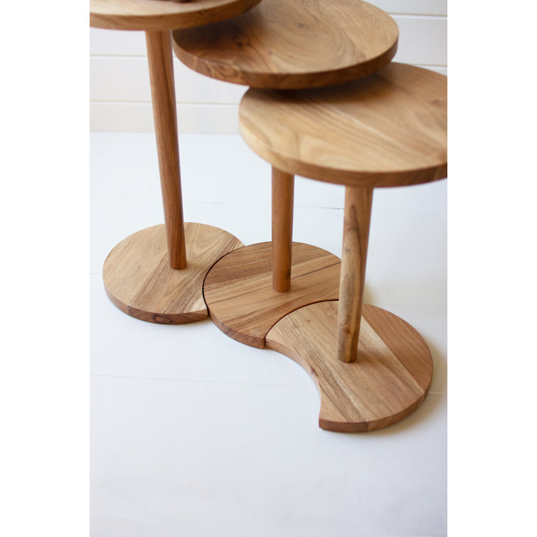 Transit Solid Wood Nesting End Table AllModern